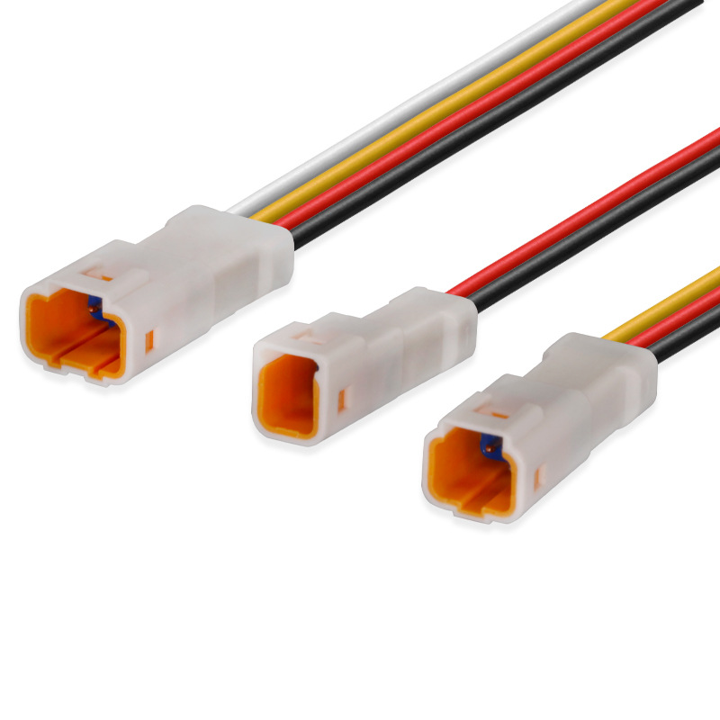 JWPF-VSLE-S端子线 3pin公母对接防水线 汽车LED灯具照明连接线
